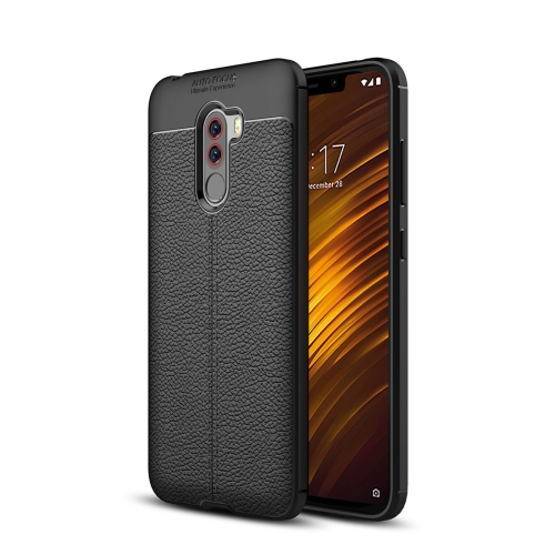 

Litchi Texture TPU Shockproof Case for Xiaomi Pocophone F1 (Black)