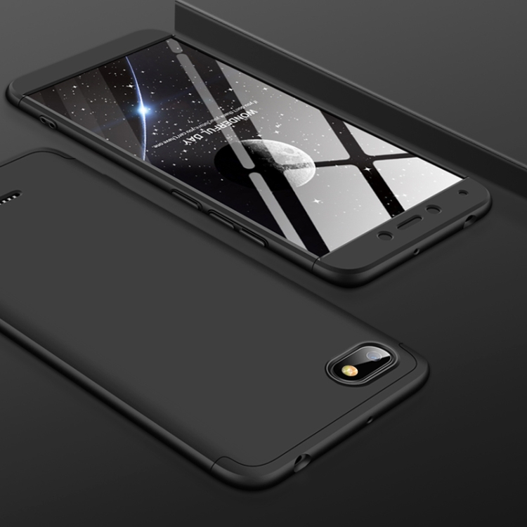 

GKK Three Stage Splicing Full Coverage PC Case for Xiaomi Redmi 6A (Black)