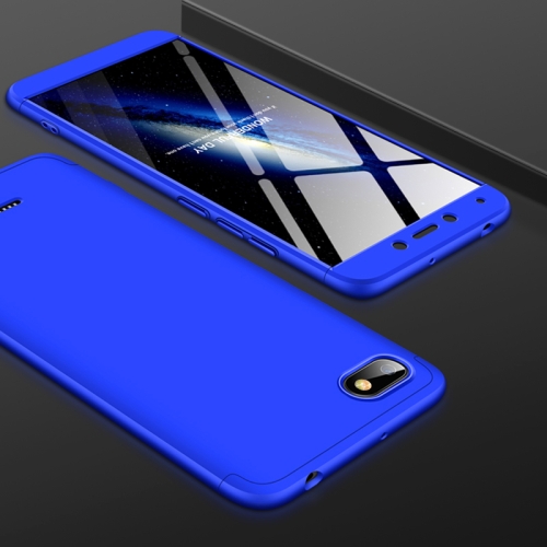 

GKK Three Stage Splicing Full Coverage PC Case for Xiaomi Redmi 6A (Blue)