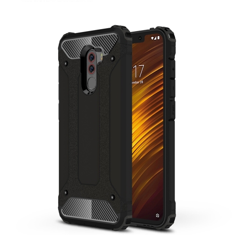 

Diamond Armor PC + TPU Heat Dissipation Protective Case for Xiaomi Pocophone F1 (Black)