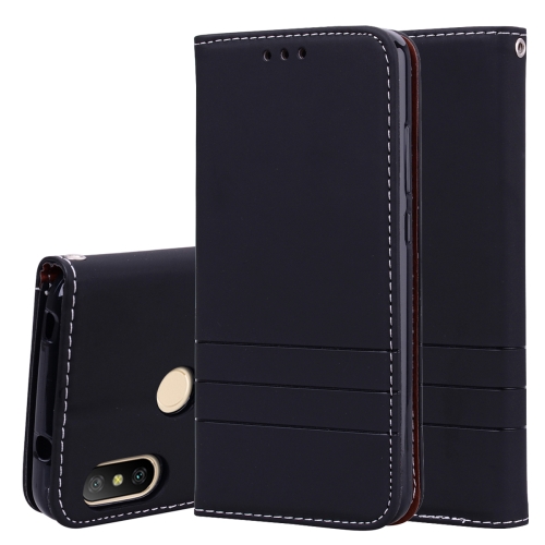 

Fashion Magnet Horizontal Flip Leather Case for Xiaomi Redmi 6 Pro / MI A2 lite, with Holder & Card Slots & Wallet(Black)