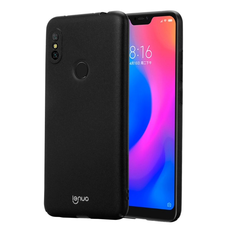 

lenuo Leshield Series Ultra-thin PC Case for Xiaomi Redmi Note 6 (Black)