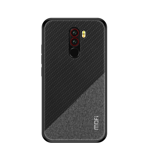 

MOFI Honors Series Full Coverage TPU + PC + Cloth Pasted Case for Xiaomi Pocophone F1(Black)