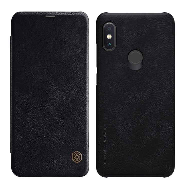 

NILLKIN Crazy Horse Texture Horizontal Flip Leather Case for Xiaomi Redmi Note 6 Pro , with Card Slot (Black)