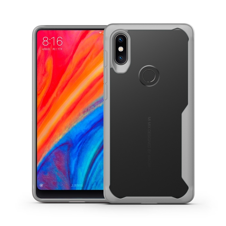 

Transparent PC + TPU Full Coverage Shockproof Protective Case for Xiaomi MI Mix 2S (Grey)
