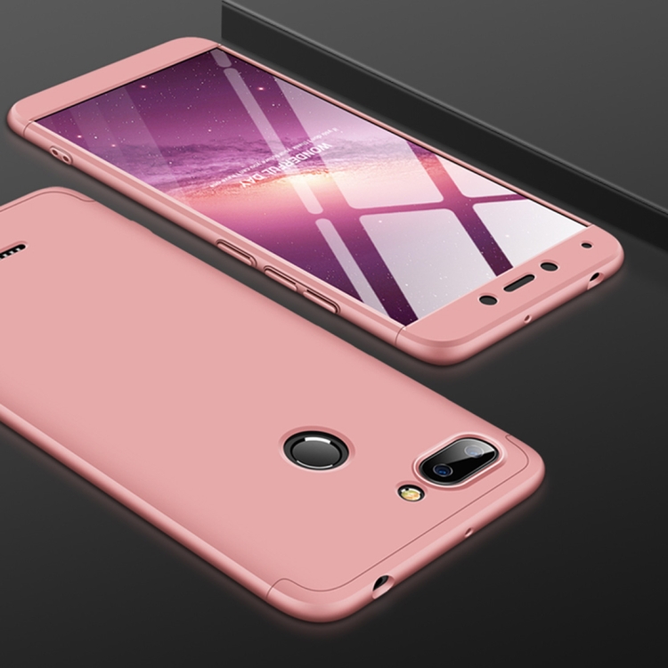 

GKK Three Stage Splicing Full Coverage PC Case for Xiaomi Redmi 6 (Rose Gold)