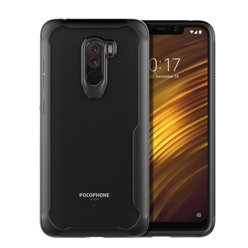 

Transparent PC + TPU Full Coverage Shockproof Protective Case for Xiaomi Pocophone F1 (Black)