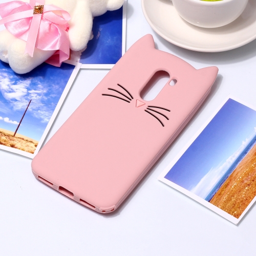 

Cat Whiskers Pattern Silicone Protective Case for Xiaomi Pocophone F1(Pink)