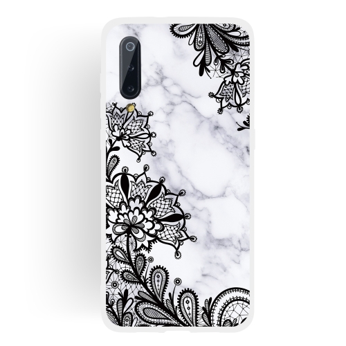

Lace Flower Matte Semi-transparent TPU Marble Mobile Phone Case for Xiaomi Mi 9
