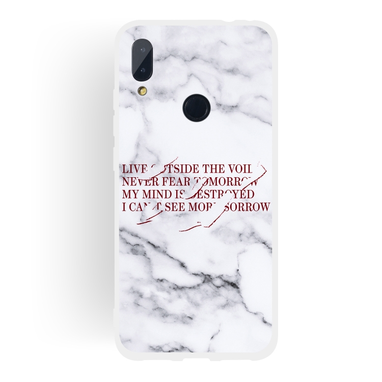 

Maxim Scrub Semi-transparent TPU Marble Phone Case for Xiaomi Redmi Note7