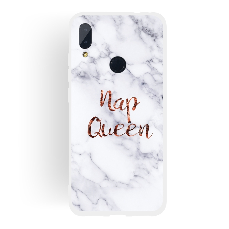 

Queen Frosted Matte Semi-transparent TPU Marble Phone Case for Xiaomi Redmi Note 7