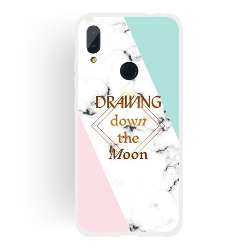 

Dreamcatcher Text Semi-transparent TPU Marble Phone Case for Xiaomi Redmi Note 7