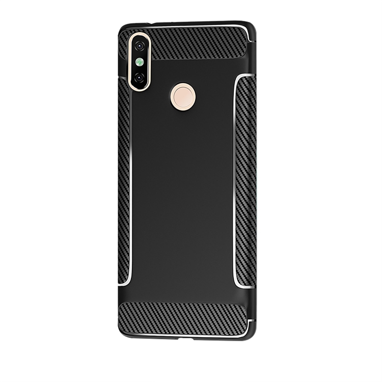 

Carbon Fiber Anti-slip TPU Protective Case for Xiaomi Redmi Note 7 (Black)