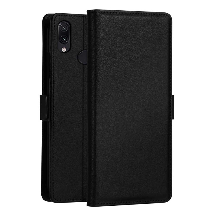 

DZGOGO MILO Series PC + PU Horizontal Flip Leather Case for Xiaomi Redmi 7 / Redmi Y3, with Holder & Card Slot & Wallet(Black)