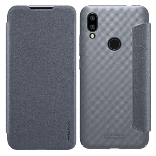 

NILLKIN Frosted Texture Horizontal Flip Leather Case for Xiaomi Redmi 7 (Grey)