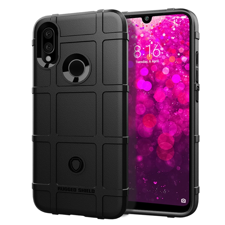 

Shockproof Protector Cover Full Coverage Silicone Case for Xiaomi Redmi Y3 (Black)