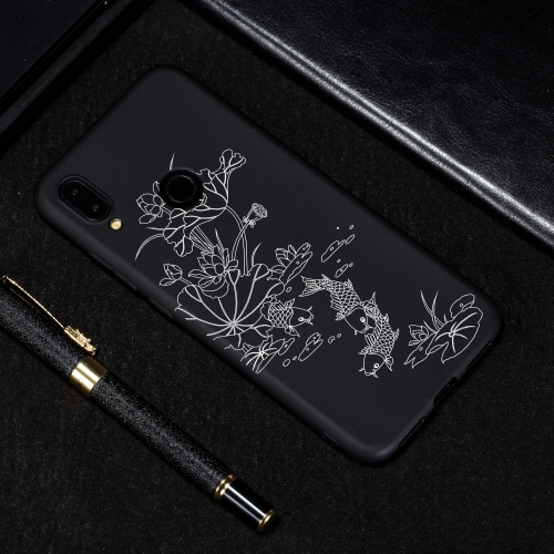 

Lotus Pond Painted Pattern Soft TPU Case for Xiaomi Redmi 7