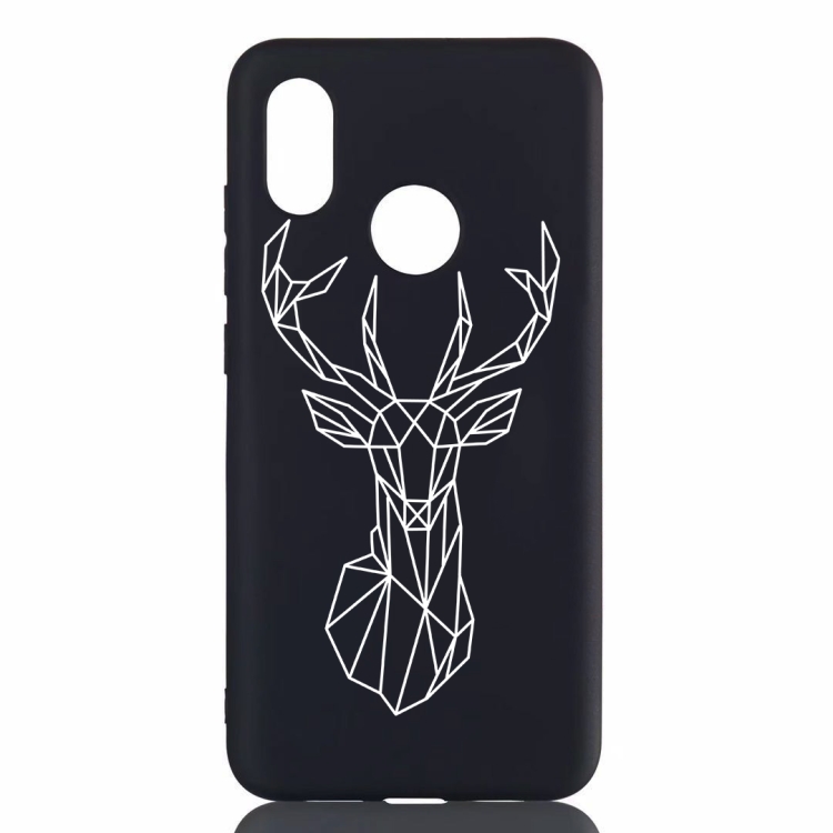 

Elk Painted Pattern Soft TPU Case for Xiaomi Mi 8