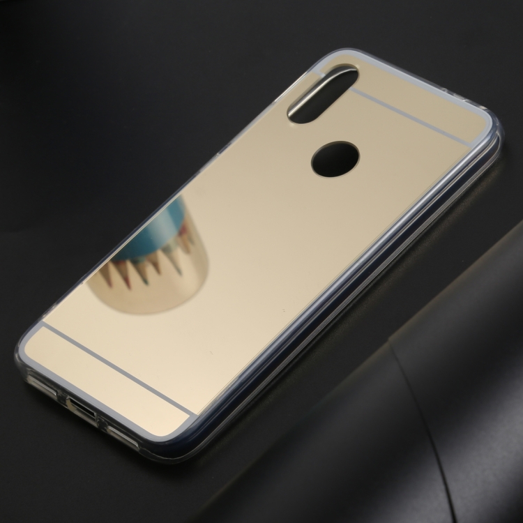 

Ultra-thin Electroplating Mirror Acrylic TPU Protective Back Cover Case for Xiaomi Redmi 7 (Gold)