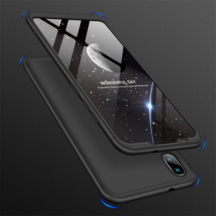 

GKK Three Stage Splicing Full Coverage PC Case for Xiaomi Mi Play (Black)