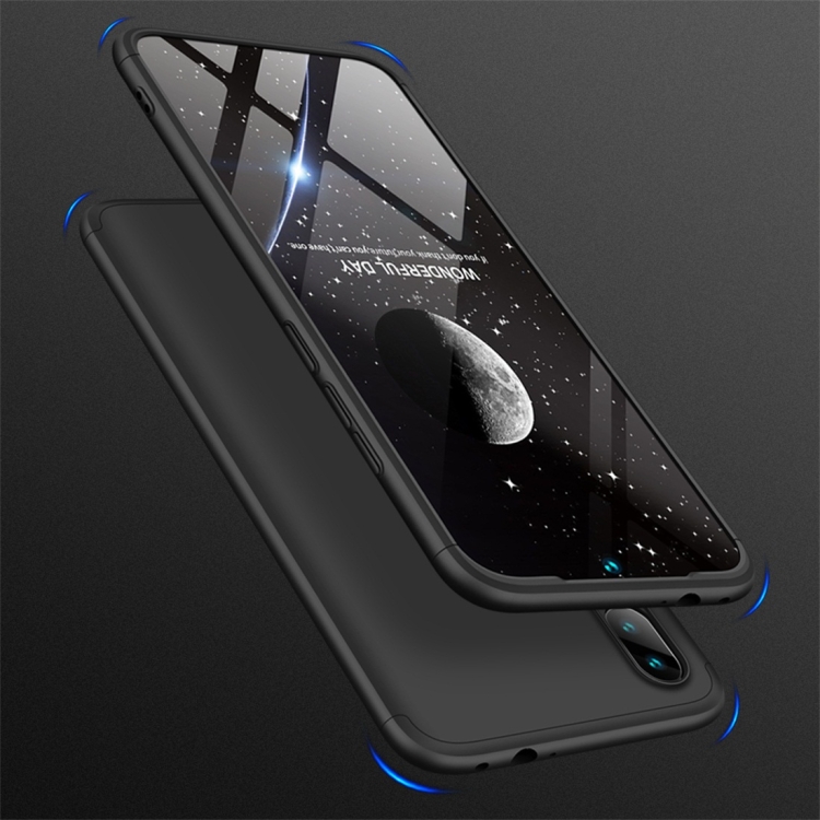 

GKK Three Stage Splicing Full Coverage PC Case for Xiaomi Redmi Note 7 (Black)