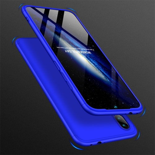 

GKK Three Stage Splicing Full Coverage PC Case for Xiaomi Redmi Note 7 (Blue)