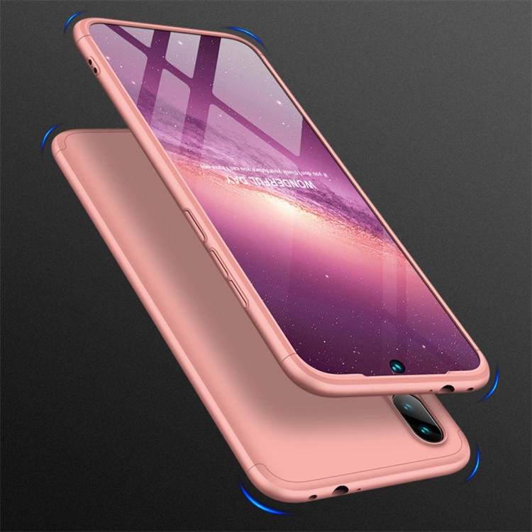 

GKK Three Stage Splicing Full Coverage PC Case for Xiaomi Redmi Note 7 (Rose Gold)