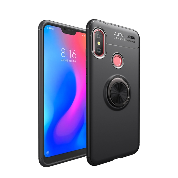 

lenuo Shockproof TPU Protective Case for Xiaomi Mi Play, with Invisible Holder(Black)