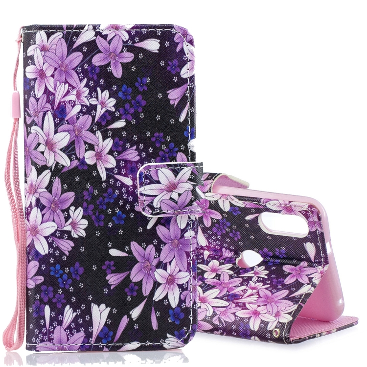 

Lily Pattern Horizontal Flip Leather Case for Xiaomi Mi Play, with Holder & Card Slots & Wallet