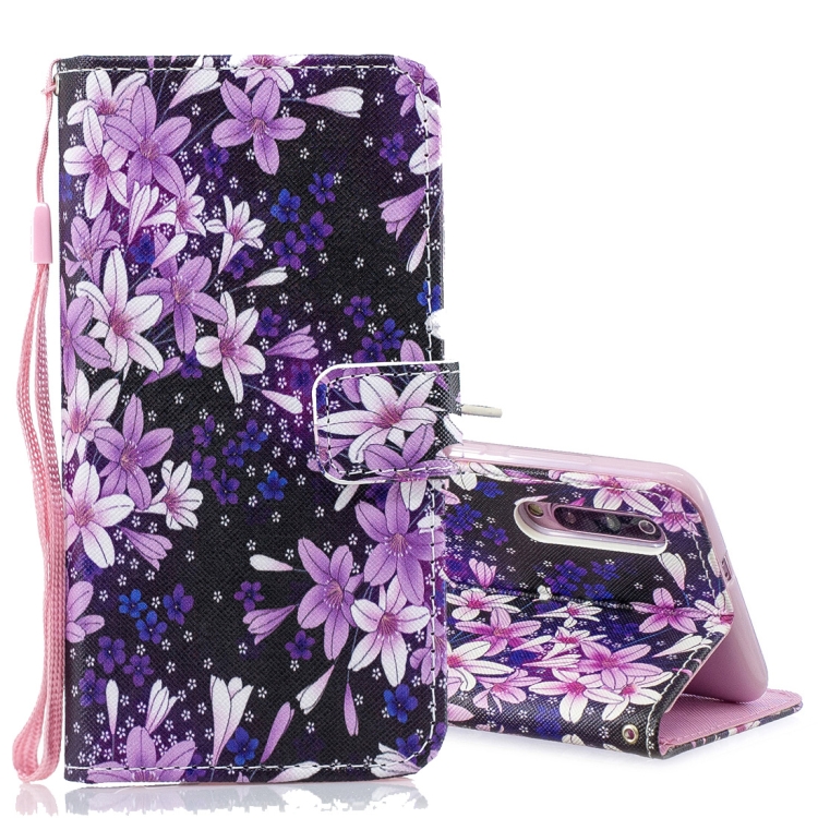 

Lily Pattern Horizontal Flip Leather Case for Xiaomi Mi 9, with Holder & Card Slots & Wallet