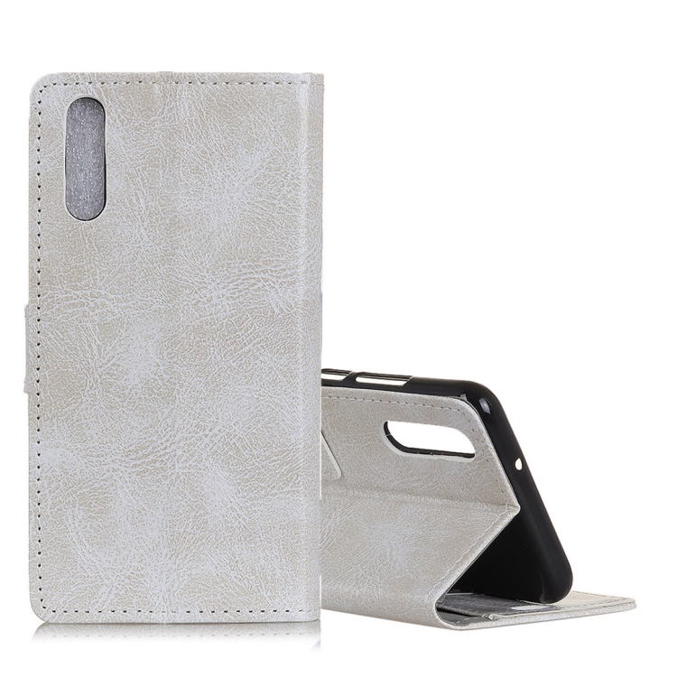 

Retro Crazy Horse Texture Horizontal Flip Leather Case for Xiaomi 9 SE, with Holder & Card Slots & Photo Frame (White)