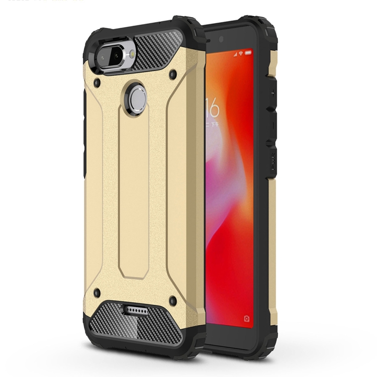 

Magic Armor TPU + PC Combination Case for Xiaomi Redmi 6 (Gold)