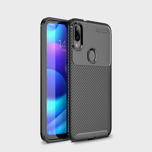 

Carbon Fiber Texture Shockproof TPU Case for Xiaomi Play (Black)