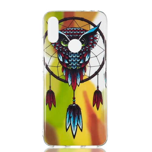 

Owl Pattern Noctilucent TPU Soft Case for Xiaomi Redmi Note 7