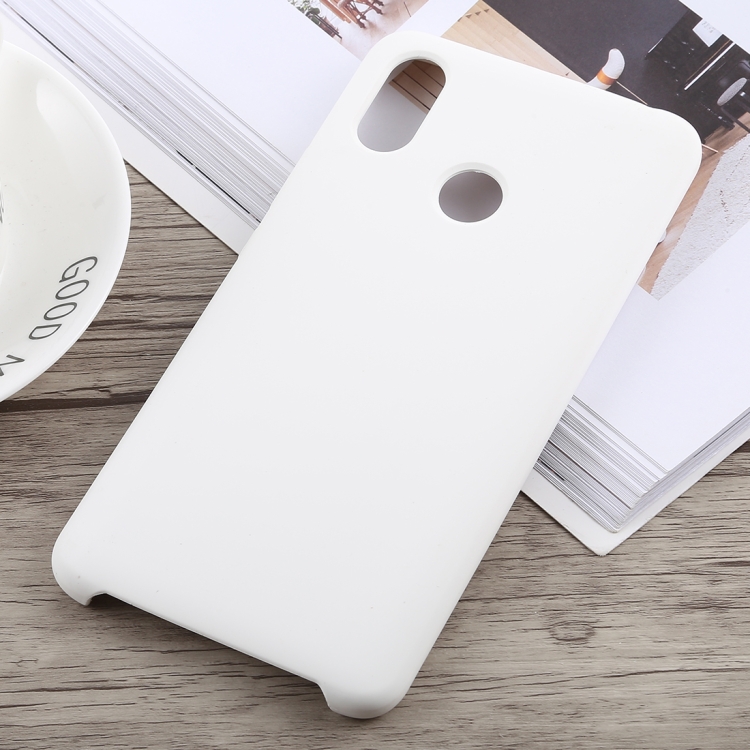 

Ultra-thin Liquid Silicone Dropproof Protective Case for Xiaomi Mi Max 3(White)