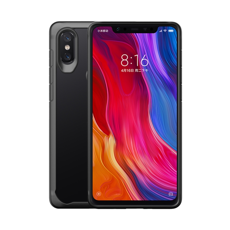 

Transparent PC + TPU Full Coverage Shockproof Protective Case for Xiaomi Redmi 6 Pro / MI A2 lite (Black)