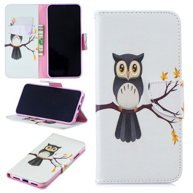 

Colored Drawing Eagle on The Tree Pattern Horizontal Flip Leather Case for Xiaomi Redmi Note 7 / Redmi Note 7 Pro, with Holder & Card Slots & Wallet
