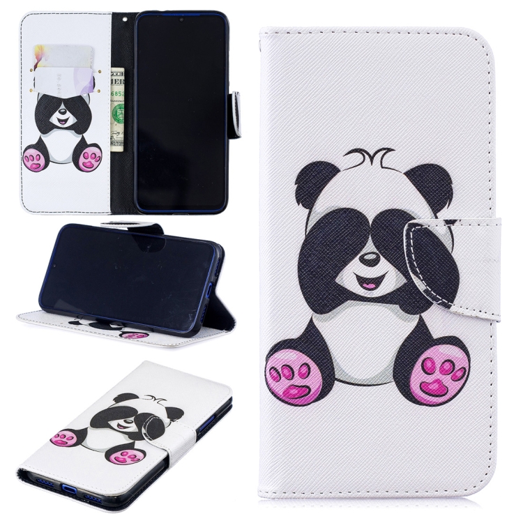

Colored Drawing Panda Pattern Horizontal Flip Leather Case for Xiaomi Redmi Note 7 / Redmi Note 7 Pro, with Holder & Card Slots & Wallet