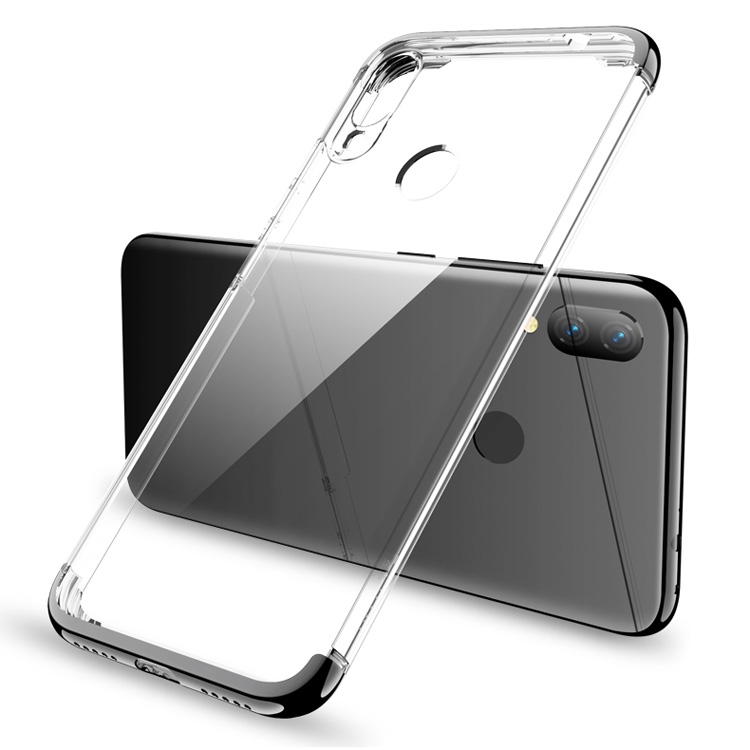 

GKK Electroplating Transparent Case for Xiaomi Redmi Note 7 (Black)
