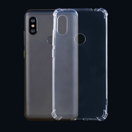 

For Xiaomi Redmi Note 6 Four-Corner Shockproof Ultra-Thin Transparent TPU Case