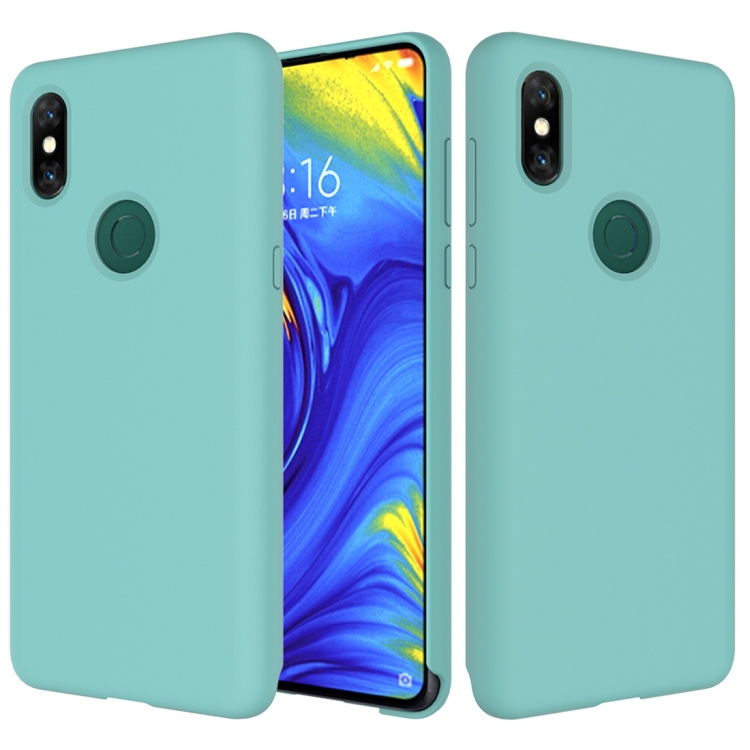 

Solid Color Liquid Silicone Dropproof Protective Case for Xiaomi Mi Mix 3 (Blue)