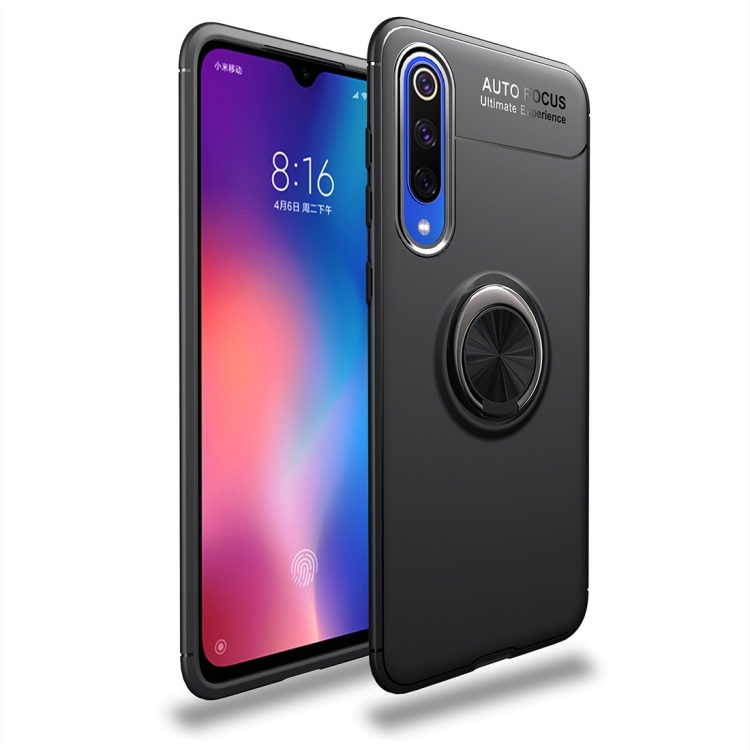 

lenuo Shockproof TPU Case for Xiaomi Mi 9 SE, with Invisible Holder (Black)