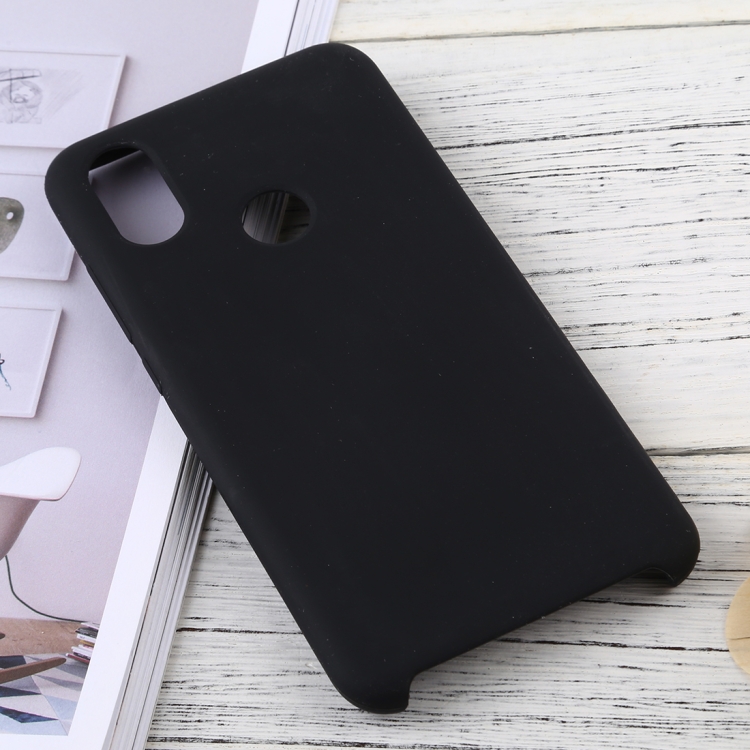

Solid Color Liquid Silicone Dropproof Protective Case for Xiaomi Mi 6X (Black)