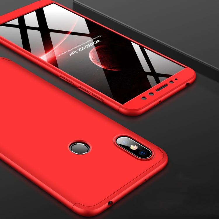 

GKK Three Stage Splicing Full Coverage PC Case for Xiaomi Redmi S2 (Red)