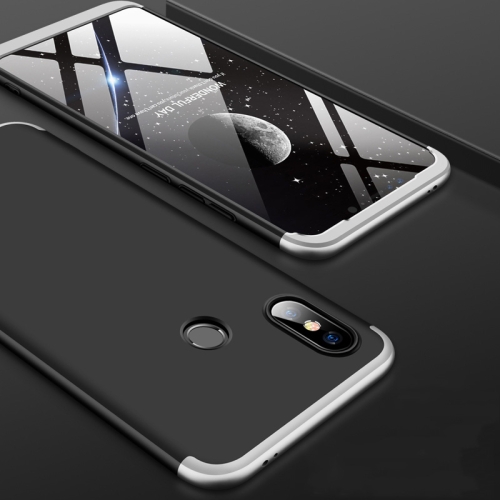 

GKK Three Stage Splicing Full Coverage PC Case for Xiaomi Mi 8 SE (Black+Silver)
