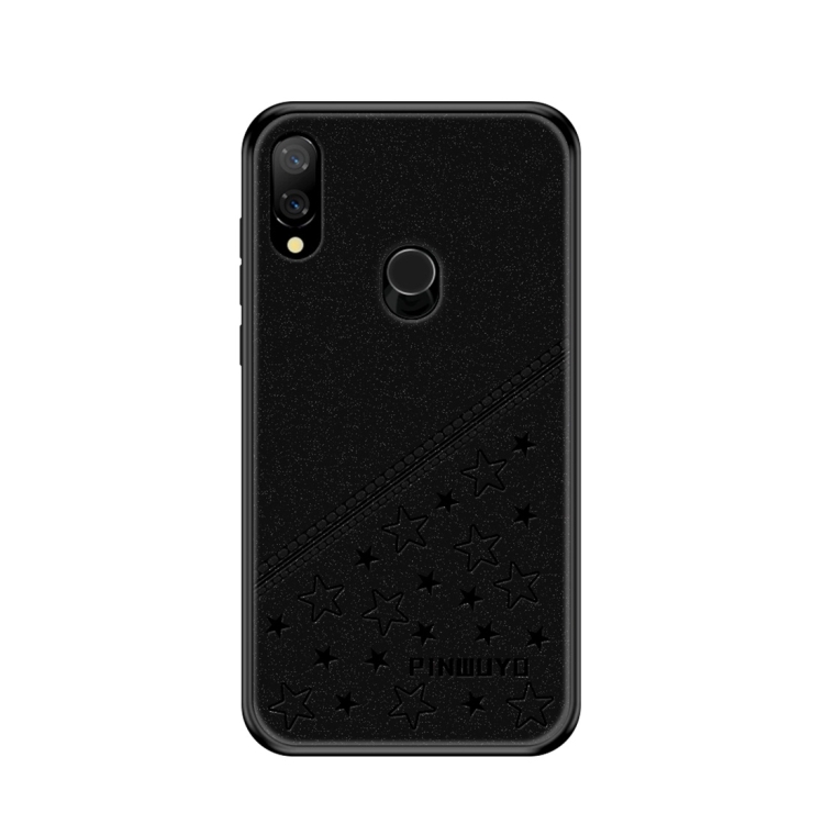 

PINWUYO Full Coverage Waterproof Shockproof PC+TPU+PU Protective Case for Xiaomi Redmi 7 (Black)