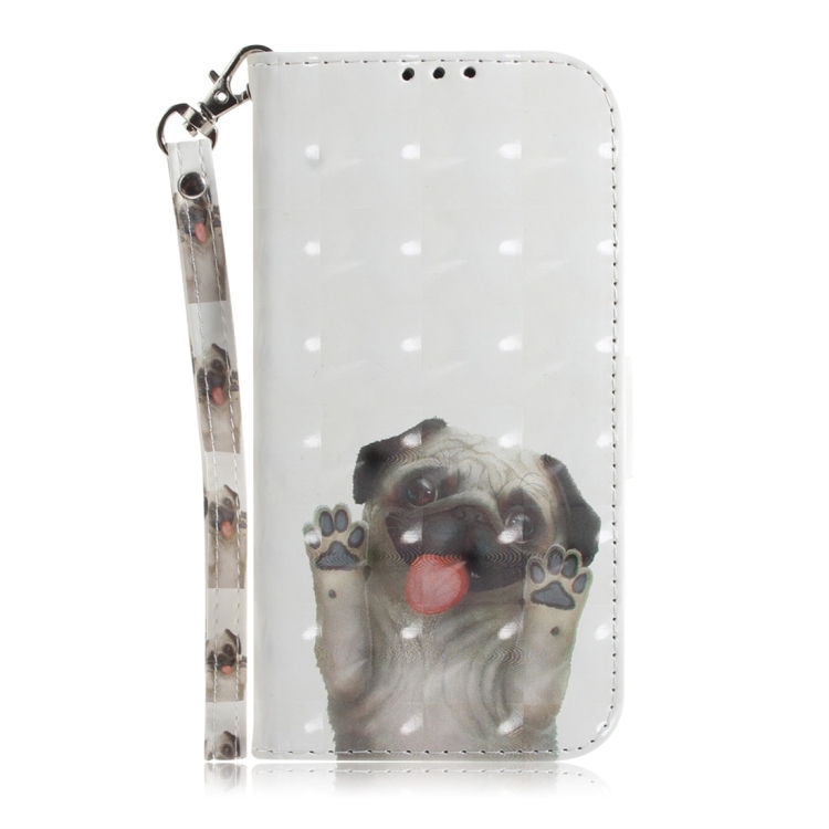 

Pekingese Pattern 3D Coloured Drawing Horizontal Flip Leather Case for Xiaomi Redmi 7, with Holder & Card Slots & Wallet