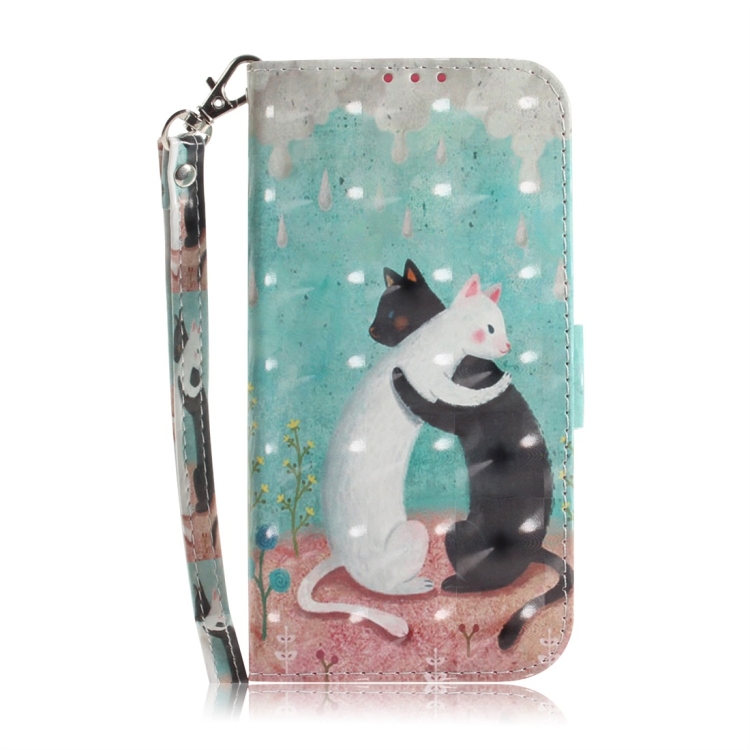 

Cats Pattern 3D Coloured Drawing Horizontal Flip Leather Case for Xiaomi Redmi 7, with Holder & Card Slots & Wallet