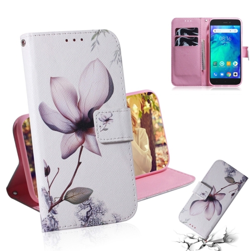 

Magnolia Flower Pattern Coloured Drawing Horizontal Flip Leather Case for Xiaomi Redmi Go, with Holder & Card Slots & Wallet
