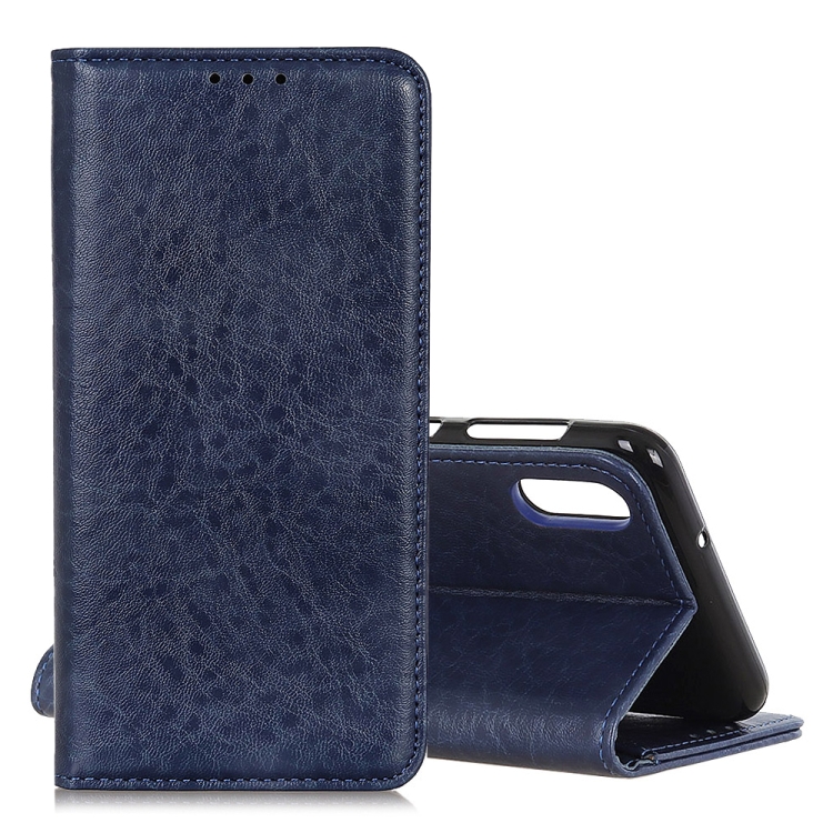 

Magnetic Retro Crazy Horse Texture Horizontal Flip Leather Case for Xiaomi Mi9 SE, with Holder & Card Slots & Photo Frame (Blue)